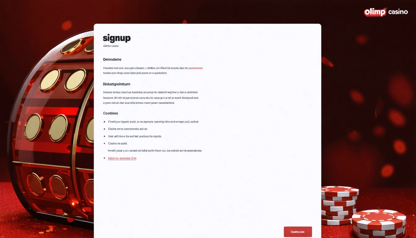 signup Olimp Casino
